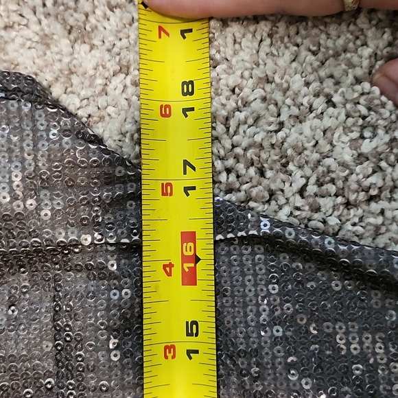 Women's Desi Girl Sequins/Lace Top Size M - Picture 6 of 7